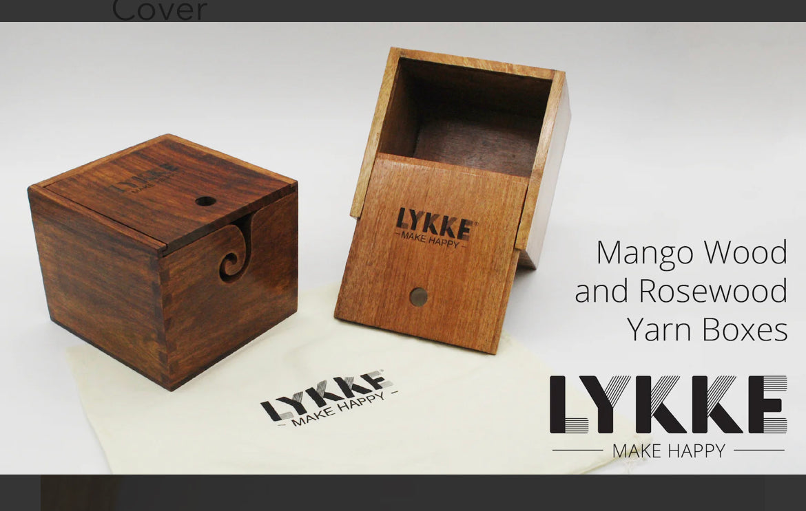 Lykke Yarn Box with Cover