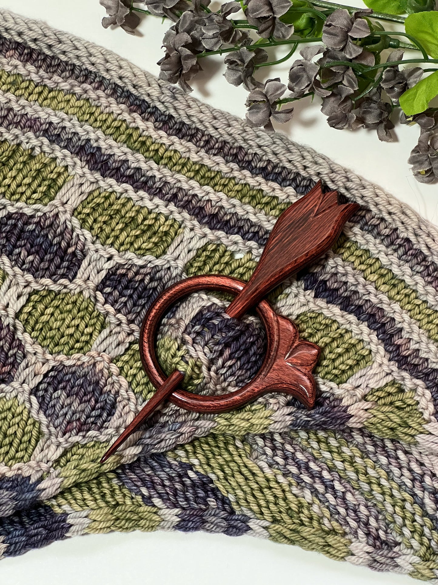 Shawl Pin - Tulip